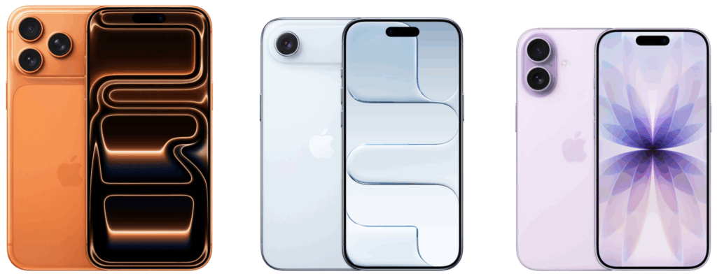 iPhone17シリーズ比較